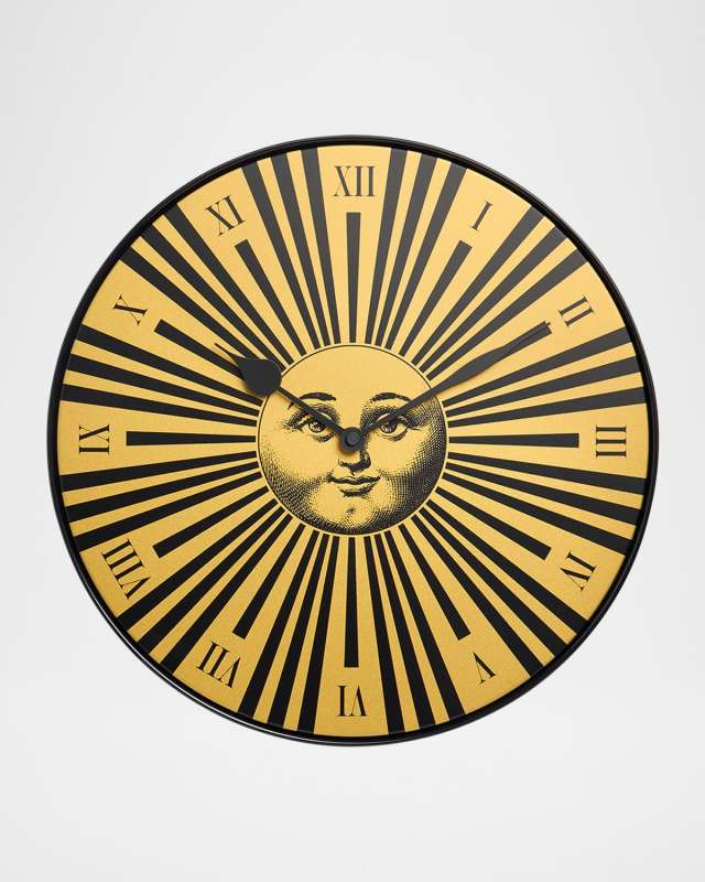 Sole Raggiante Wall Clock